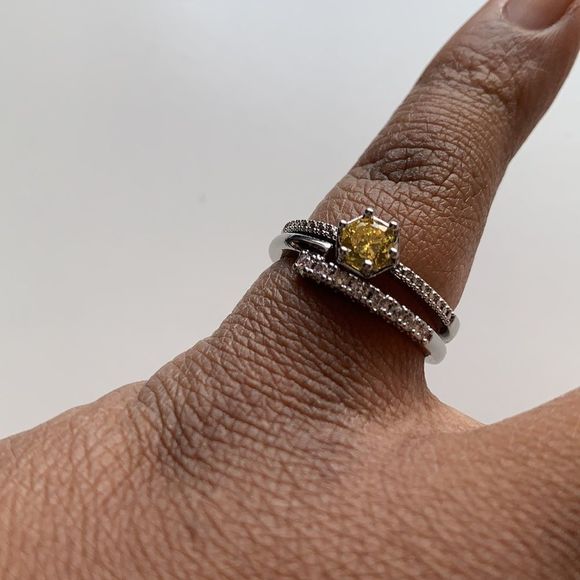 ❌Yellow Gemstone Ring NWOT - Picture 6 of 7